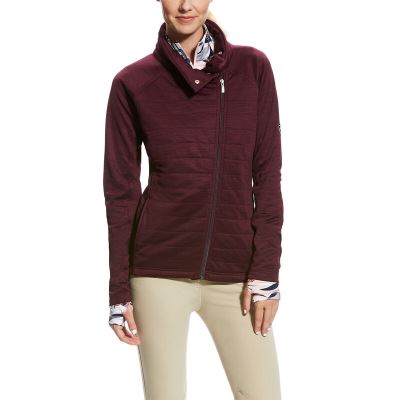 Ariat Western: Vanquish Full Zip Chaquetas Mujer - Burdeos (OCZBV8039)